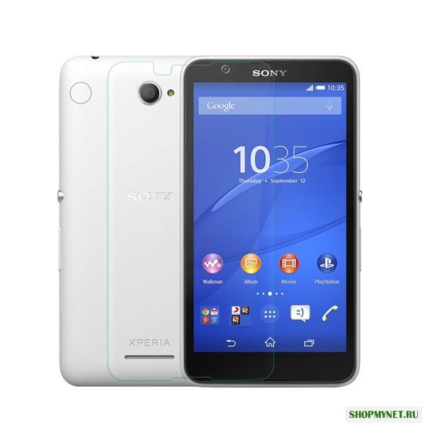 Металлический сек анти-взрыва стекла протектор экрана для сони Xperia Е4