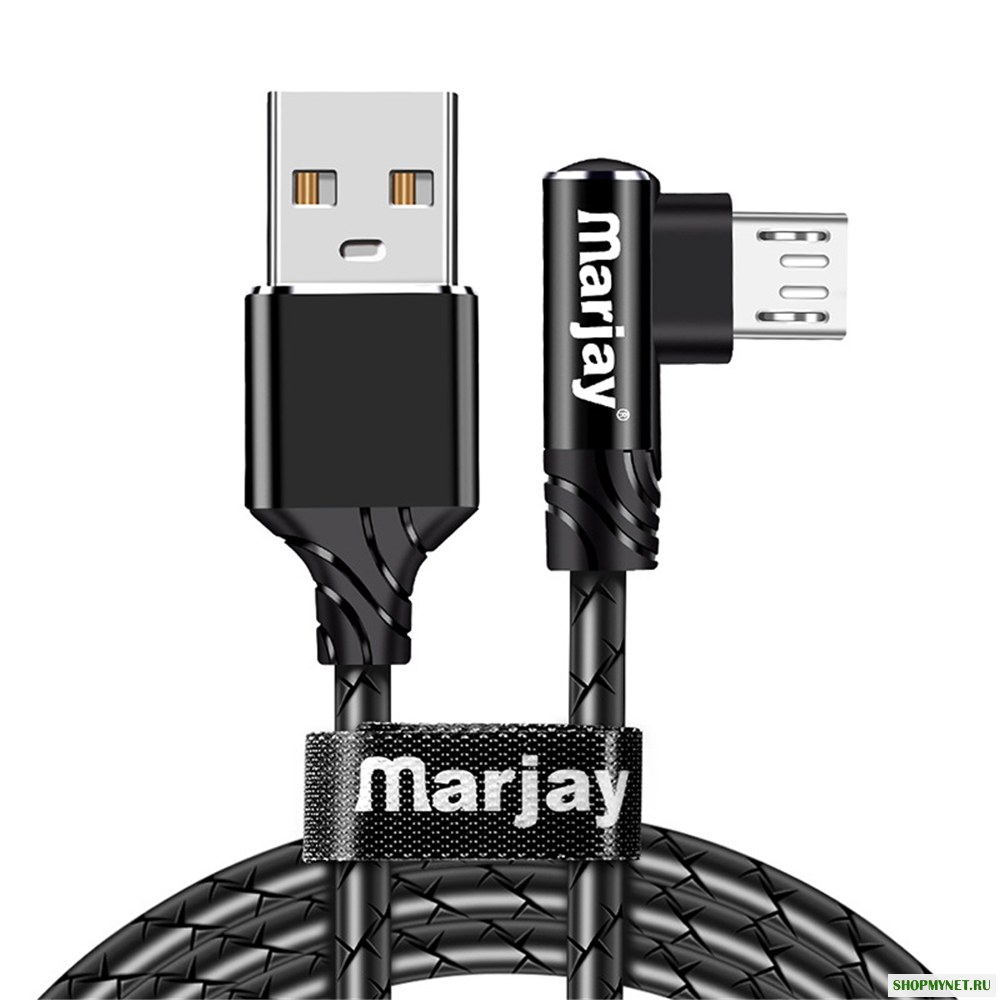 Marjay 2.4A Micro USB Type-C 90 градусов локоть кабель для быстрой зарядки данных для Huawei P30 Pro Xiaomi Mi9 Redmi 7A Redmi 6Pro OUKITEL Y4800 S10 + Note10
